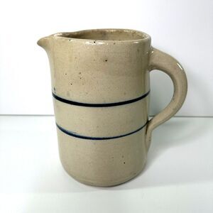 Paul Storie Pottery Co Pitcher Vase Utensil Holder 7.5" Farmhouse Cottagecore